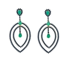 China Fashion Stud Earring Austria Crystal Zircon Ladies Earrings Designs New Model Pictures Jewelry manufacturer
