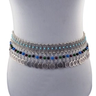 China New Fashion Belly Chain Coin Tassel Silver Plated Waist Dance Body Chain Jewelry manufacturer