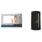porcelana 7inch vídeo con conexión de cable del monitor de interior con el metal del agujero de alfiler cámara para Villa etc PY-V7Y-M fabricante