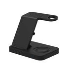 China Qi-zertifizierter 15-W-Wireless-Ladeständer für iPhone AirPods Galaxy Watch Buds mit zusätzlichem Stauraum für Apple Watch-Ladekabel (MH-Q475C) Hersteller