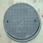 porcelana Cubierta compuerta de alcantarilla de boca de pozo de fibra de vidrio SMC BMC Fiberglass FRP ligera en venta fabricante