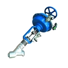 China 2'' 4500LB F91 butt weld forged pneumatic Y type drain valve manufacturer