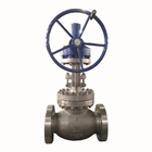 Chine 6 "roue de poignée d'ASTM A351 CF8 600LB RF + valve d'arrêt actionnée par engrenage à vis sans fin fabricant