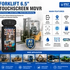 China AI 2.5T Chip 6.5 Inch Touchscreen Forklift MDVR with Face ID DSM Blind Spot Detection manufacturer