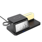 中国 有竞争力的价格多功能 15W 无线充电闹钟站，带 7 色 LED 灯和额外 USB 端口，适用于 Apple Watch 充电 (MH-D70) 制造商