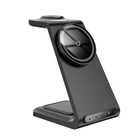 China Günstigster Preis 15 W magnetische kabellose MagSafe-Ladestation mit LED-Nachtlicht für Smartphones und Apple Watch und AirPods (MH-Q500) Hersteller