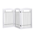 Chine Gate de chien pliable indépendante en gros, clôture de sécurité de chiot pour animaux de compagnie intérieure, porte-chien sans assemblage fabricant