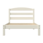 Chine Lit en bois moderne personnalisable pour une utilisation de la chambre, lit de cadre avec tête de lit à latte fabricant