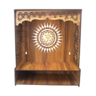 Chine Mur personnalisé suspendu à la maison et au bureau Puja Mandir Temple Temple Wooden Pooja Stand fabricant