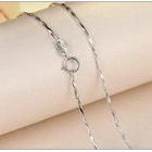 China China Manufacturer Sterling Silver Chain Necklace without Pendant manufacturer
