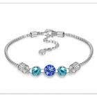 الصين Custom Woman Zinc Alloy Crystals Bracelet Manufacturer China الصانع
