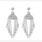 الصين Delicate Crystal High Quality New Style Fashion Long Earring for Women Wedding Dress Accessories الصانع