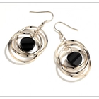 الصين Fashion Acrylic Sheet Plating 14K Tassels Earrings Manufacturer in China الصانع
