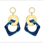 الصين Fashion Zinc Alloy Gold Plating Stud Earrings Manufacturer in China الصانع