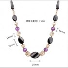 الصين High Quality Natural Agate Long Sweater Chain Manufacturer in China الصانع