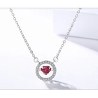 中国 Wholesale Cheap Price 925 sterling silver jewelry with zircon necklace for girls メーカー