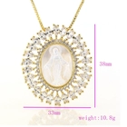 China 2018 Trending Products OEM micro pave chain necklace pendant, fashionable jewelry pendant necklace for sale Hersteller