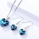 China China Manufacturer 925 sliver wholesale Cheap Chinese Bridal Rhinestone Jewelry Sets manufacturer