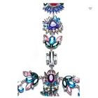 China Factory Price High Quality Colorful Crystal Vibrating Body Piercing Sexy Waist Chain Jewelry  Body Jewelry manufacturer
