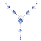 China Gorgeous Rhinestone Crystal Floral Necklace Earrings set Supplier in China manufacturer