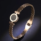 China High Quality 18K Rose Gold Titanium Steel Bracelet Manufacturer in China manufacturer
