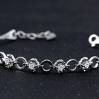 China Professional Supplier 18K White Gold Diamonds 4C Bracelet Bangle for Woman manufacturer