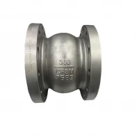 Chine 8 '' 300 lb CF8M SIÈGE MÉTAL RF RF FLANGE FULL PORT Axial Valve de contrôle fabricant