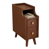 China Wholesale solid wood bedside table, bedroom bedside storage cabinet manufacturer