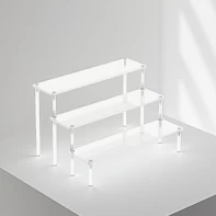 China Wholesale Acrylic Display Risers, Stand Holder, Large Shelf Risers for Figures manufacturer