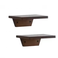 China Wholesale Rustic Small Floating Shelves, Easy - Install Solid Wood Wall Shelf for Space Saving manufacturer