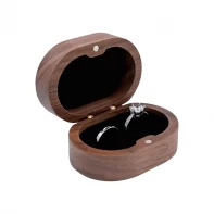 China Wholesale Wooden Ring Box Wedding Ring Box for Proposal, Handmade Wooden Ring Storage Box manufacturer