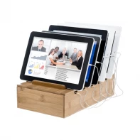 China Wholesale Wooden Charging Station Organizer for Phones, Tablets and Laptops manufacturer