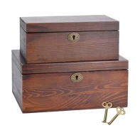 China Wholesale Wooden Storage Box, Vintage Decorative Chest - for Keepsakes, Valuables manufacturer