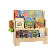 China Wholesale Kids Bookshelf, Kids Classroom Wooden 3-Tier Bookcase manufacturer