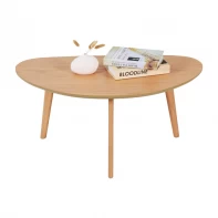 China Wholesale Minimalist Modern Small Oval Coffee Table for Living Room Center manufacturer