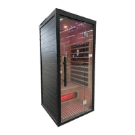 China Customized Indoor Infrared Full Spectrum Dry Sauna Room 1 Person manufacturer