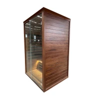 China Factory Direct Sale Deluxe Sauna Room Using Far-infrared for 2 People manufacturer