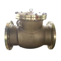 China 12'' C95800 150LB RF swing check valve manufacturer