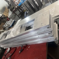 China Custom Large CNC Machined Aluminum Frame Panel manufacturer
