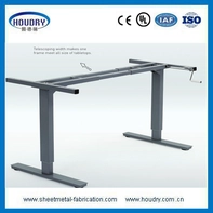 Chine Benefits of a stand up hand crank adjustable desk fabricant