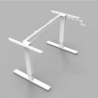 Chine metal office desk height adjustable computer desk simple style fabricant
