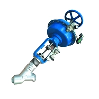 China 2'' 4500LB F91 butt weld forged pneumatic Y type drain valve manufacturer