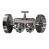 Chine connexion manuelle 2 '' 1500LB connexion ASTM A 182 F55 RTJ 2 balles flottantes et 1 vanne à pointeau DBB (vanne double purge et purge) fabricant