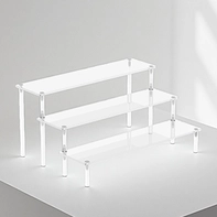 China Wholesale Acrylic Display Risers, Stand Holder, Large Shelf Risers for Figures manufacturer