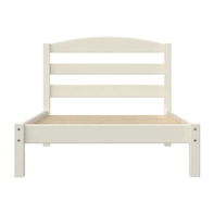 Chine Lit en bois moderne personnalisable pour une utilisation de la chambre, lit de cadre avec tête de lit à latte fabricant