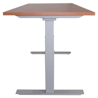 porcelana Adjustable Height Standing Desk with Electric Push Button Black Base, 24‘’-50‘’Height Range fabricante