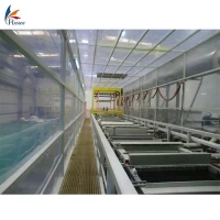China Linha de produção de eletroplatação personalizada Máquina de galvanização automática de zinco de zinco de metal fabricante