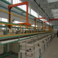 China Automatic electroplating equipment white and blue zinc plating manufacturer