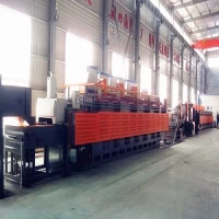 China Continuous Mesh-correia transportadora e Gás Controlado tratamento térmico Furnace fabricante