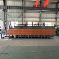 China Electirc gas type continuous mesh belt heat treatment furnace for fasteners manufacturer